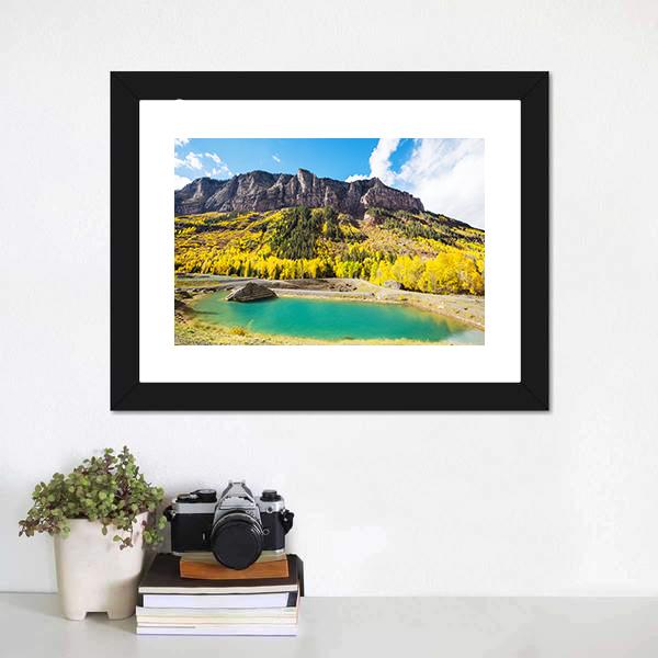 Autumn In Colorado Canvas Wall Art-3 Horizontal-Gallery Wrap-25" x 16"-Tiaracle