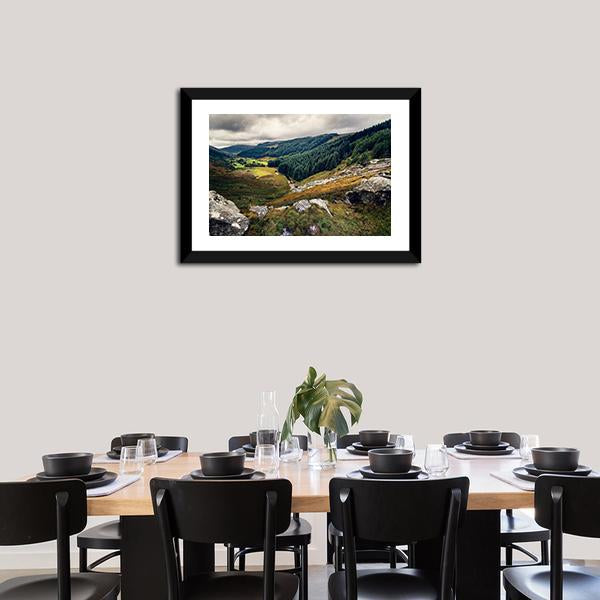 Glenmacnass Waterfall Canvas Wall Art-3 Horizontal-Gallery Wrap-25" x 16"-Tiaracle