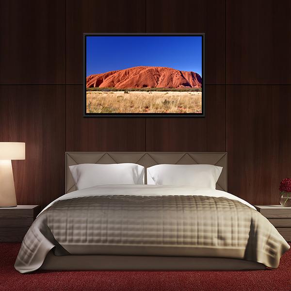 Ayers Rock Australia Canvas Wall Art-3 Horizontal-Gallery Wrap-25" x 16"-Tiaracle