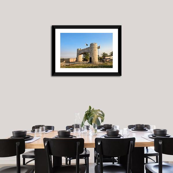 Bab-E-Khyber Pakistan Panoramic Canvas Wall Art-1 Piece-36" x 12"-Tiaracle
