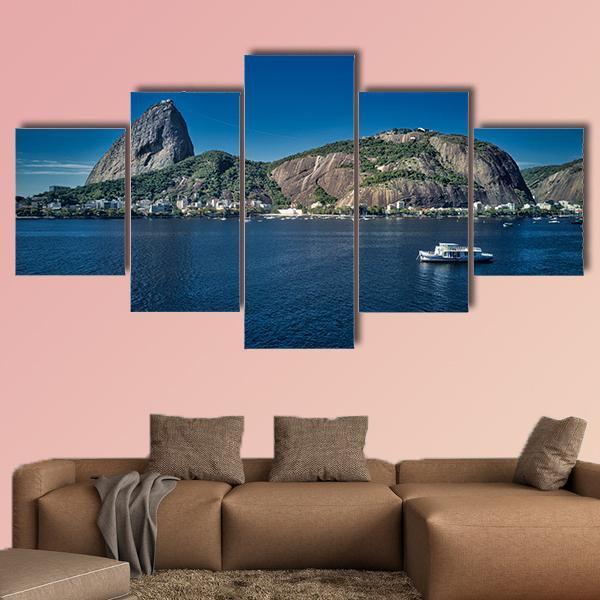 Sugarloaf Mountain Canvas Wall Art-5 Star-Gallery Wrap-62" x 32"-Tiaracle