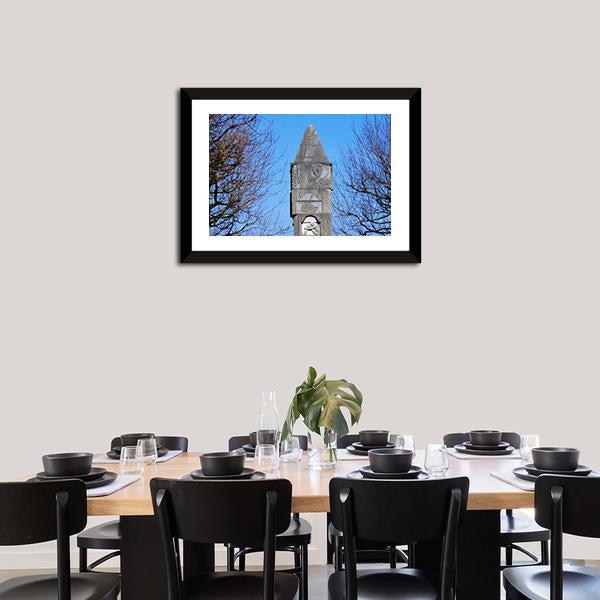 Baden Church USA Vertical Canvas Wall Art-3 Vertical-Gallery Wrap-12" x 25"-Tiaracle