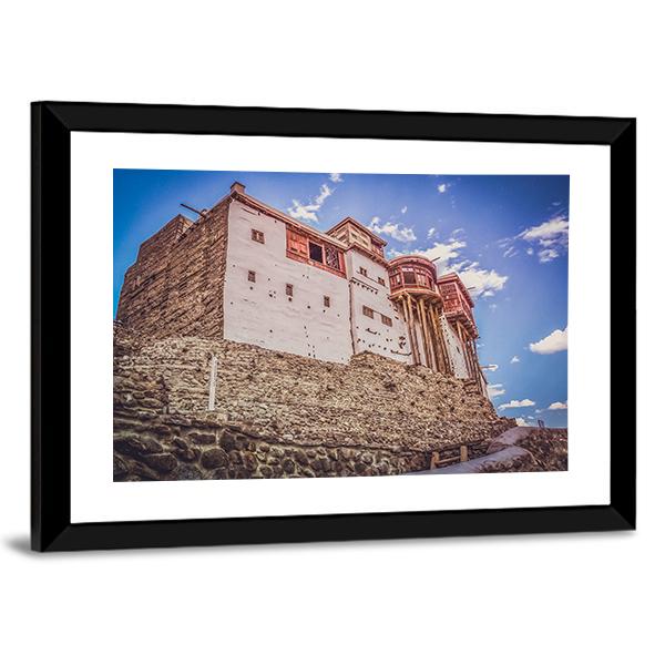 Baltit Fort In Hunza Canvas Wall Art-5 Horizontal-Gallery Wrap-22" x 12"-Tiaracle