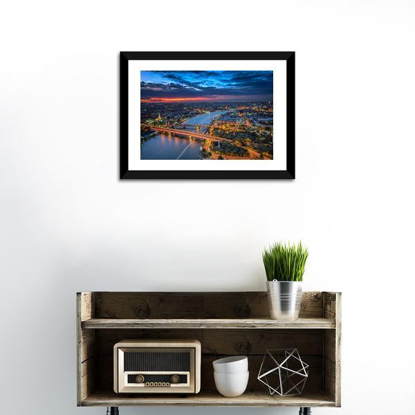 Bangkok Highlight View Panoramic Canvas Wall Art-1 Piece-36" x 12"-Tiaracle