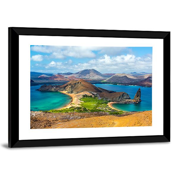 Bartolome Island Ecuador Panoramic Canvas Wall Art-1 Piece-36" x 12"-Tiaracle