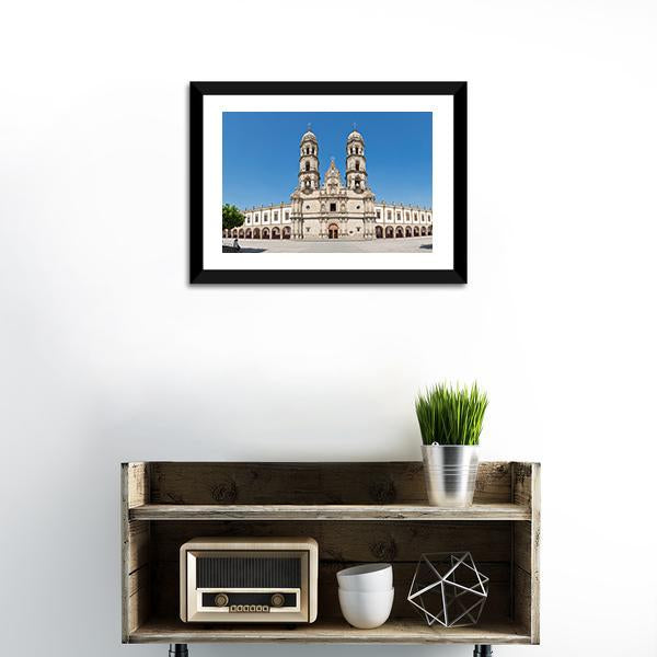 Basilica de Zapopan Canvas Wall Art-1 Piece-Framed Print-30" x 20"-Tiaracle