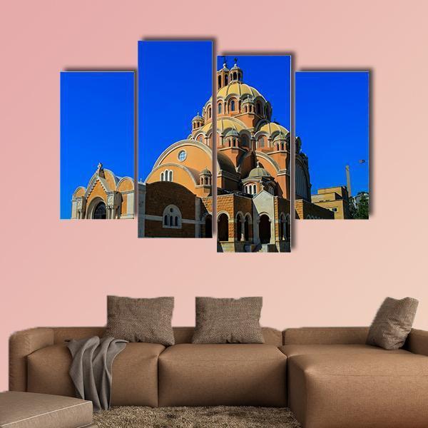 Basilica Of Saint Paul Canvas Wall Art-4 Pop-Gallery Wrap-50" x 32"-Tiaracle