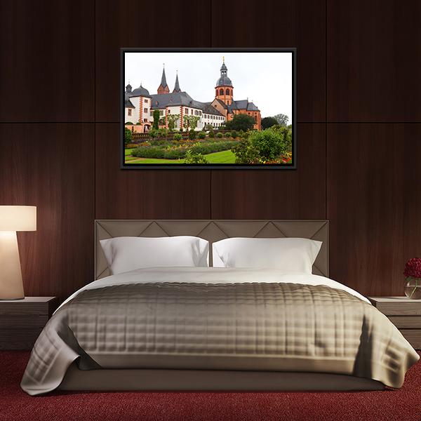 Basilica St Marcellinus & Peter Canvas Wall Art-3 Horizontal-Gallery Wrap-25" x 16"-Tiaracle