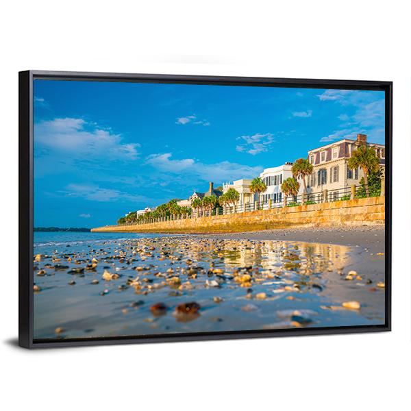 Battery Park In The Historic Waterfront Area Of Charleston Canvas Wall Art-3 Horizontal-Gallery Wrap-25" x 16"-Tiaracle