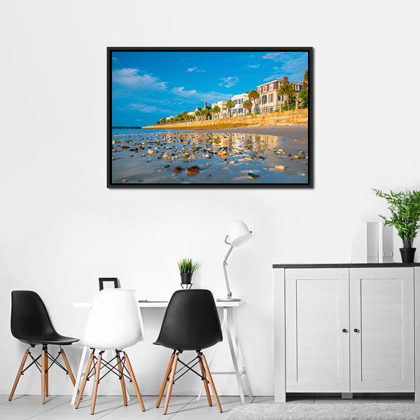 Battery Park In The Historic Waterfront Area Of Charleston Canvas Wall Art-3 Horizontal-Gallery Wrap-25" x 16"-Tiaracle