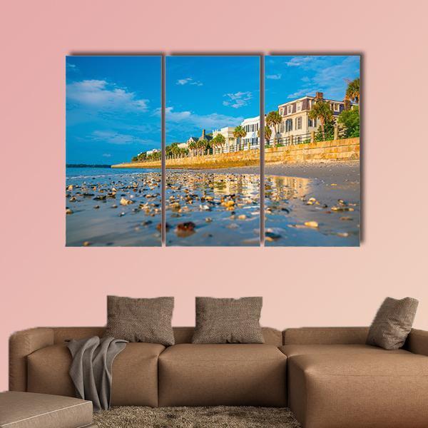Battery Park In The Historic Waterfront Area Of Charleston Canvas Wall Art-3 Horizontal-Gallery Wrap-25" x 16"-Tiaracle