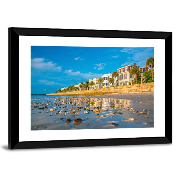 Battery Park In The Historic Waterfront Area Of Charleston Canvas Wall Art-3 Horizontal-Gallery Wrap-25" x 16"-Tiaracle
