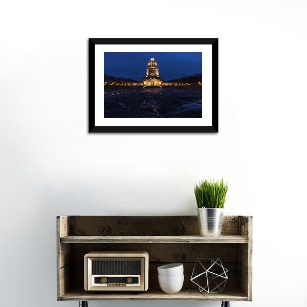 Battle Military Tower Germany Canvas Wall Art-1 Piece-Framed Print-20" x 16"-Tiaracle