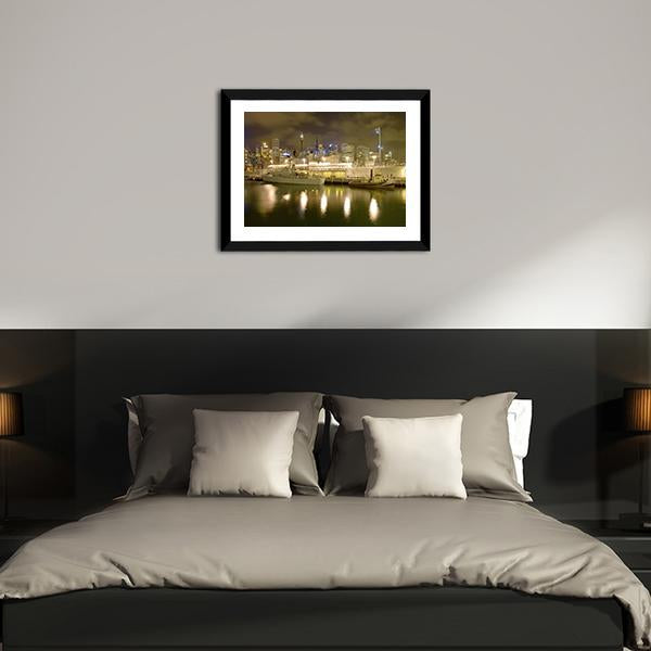 Battleship HMAS Vampire Canvas Wall Art-3 Horizontal-Gallery Wrap-25" x 16"-Tiaracle