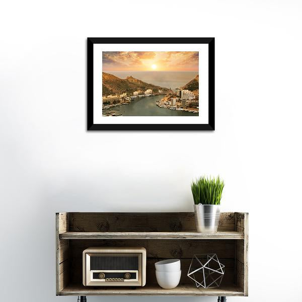 Bay Of Balaklava Crimea Canvas Wall Art-1 Piece-Framed Print-20" x 16"-Tiaracle