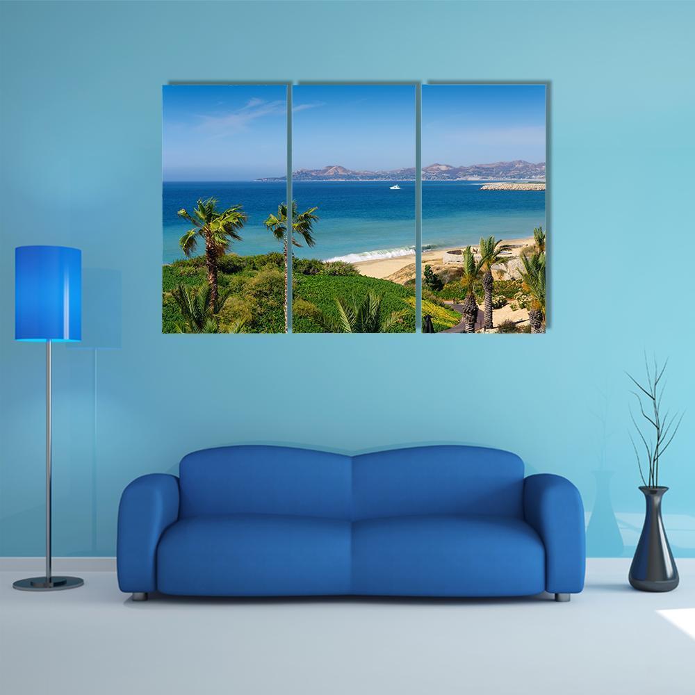 Beach & Coastline Mexico Canvas Wall Art-3 Horizontal-Gallery Wrap-37" x 24"-Tiaracle