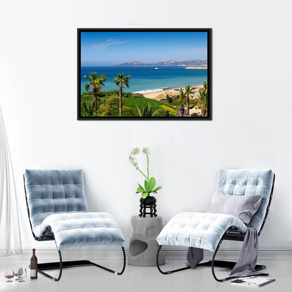 Beach & Coastline Mexico Canvas Wall Art-3 Horizontal-Gallery Wrap-25" x 16"-Tiaracle