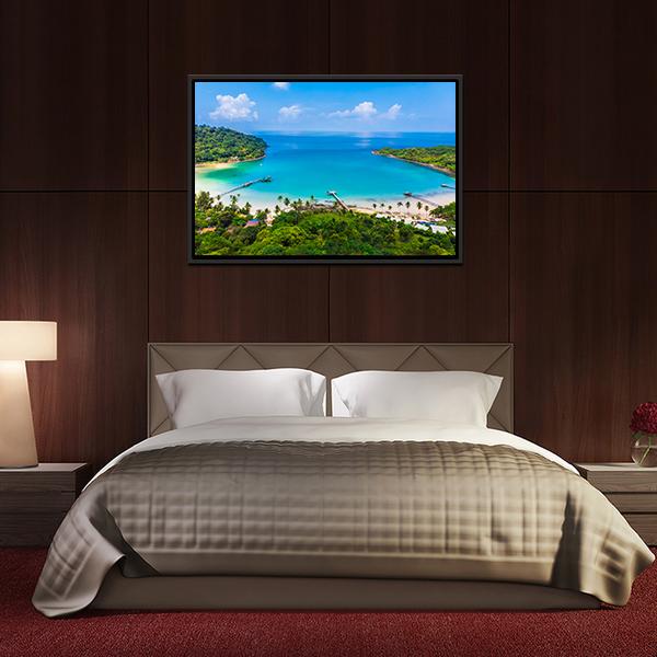 Beach & Sea Canvas Wall Art-3 Horizontal-Gallery Wrap-25" x 16"-Tiaracle