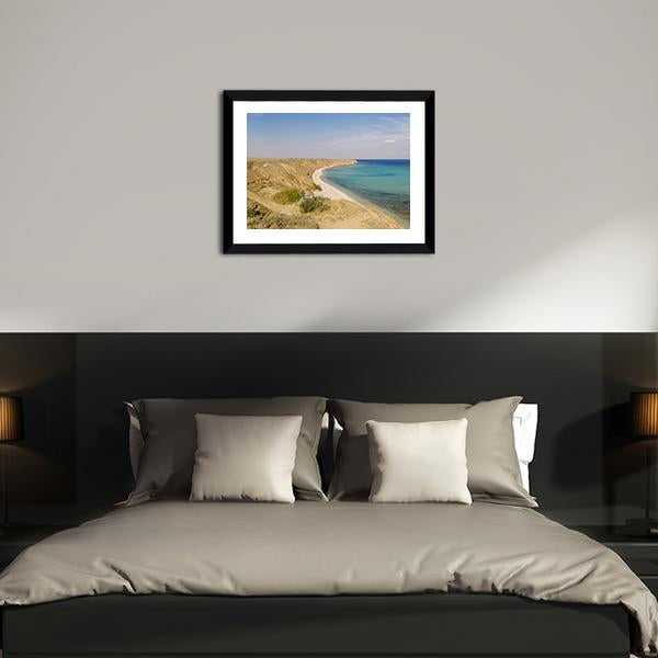 Beach Near Seascape Panoramic Canvas Wall Art-1 Piece-36" x 12"-Tiaracle