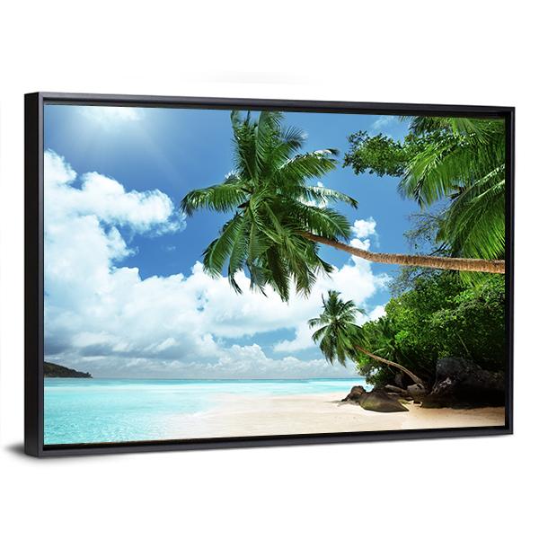 Mahe Island Seychelles Canvas Wall Art-5 Horizontal-Gallery Wrap-22" x 12"-Tiaracle