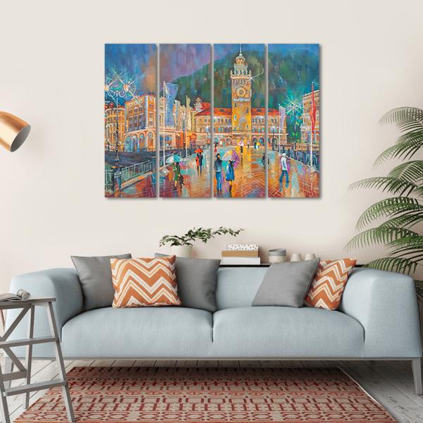 Beautiful Artwork Canvas Wall Art-4 Horizontal-Gallery Wrap-34" x 24"-Tiaracle