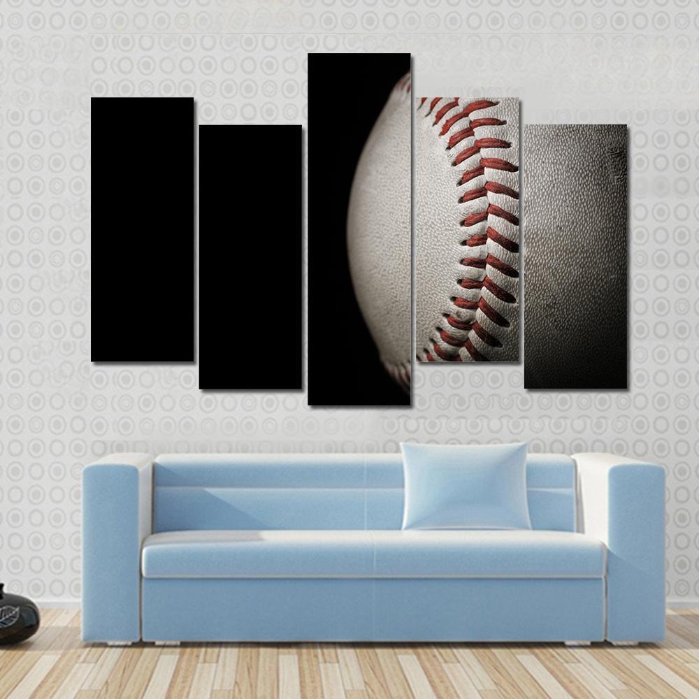 Beautiful Baseball Canvas Wall Art-5 Pop-Gallery Wrap-47" x 32"-Tiaracle