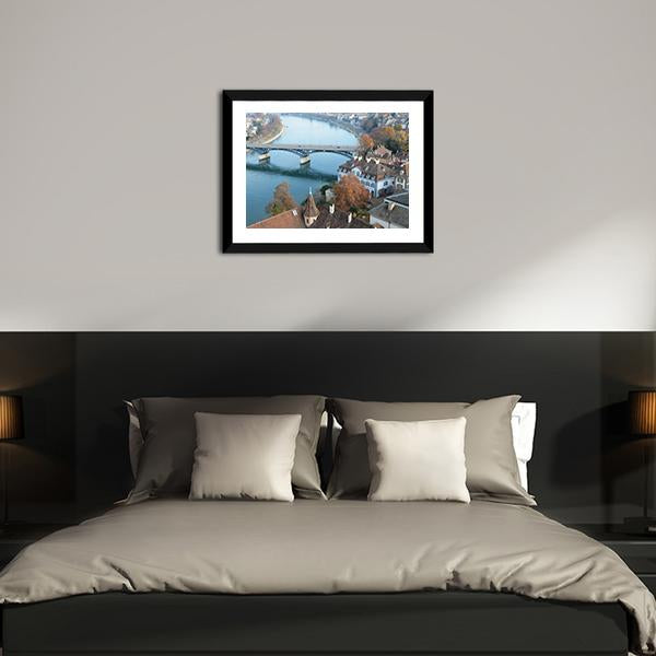 Beautiful Basel Switzerland Canvas Wall Art-3 Horizontal-Gallery Wrap-25" x 16"-Tiaracle
