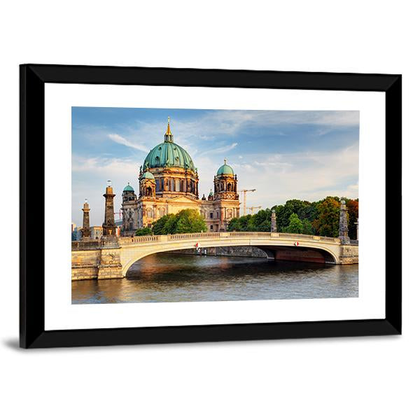 Beautiful Berliner Dom Canvas Wall Art-3 Horizontal-Gallery Wrap-25" x 16"-Tiaracle