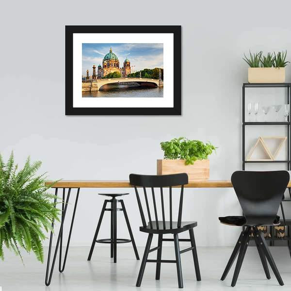 Beautiful Berliner Dom Canvas Wall Art-3 Horizontal-Gallery Wrap-25" x 16"-Tiaracle