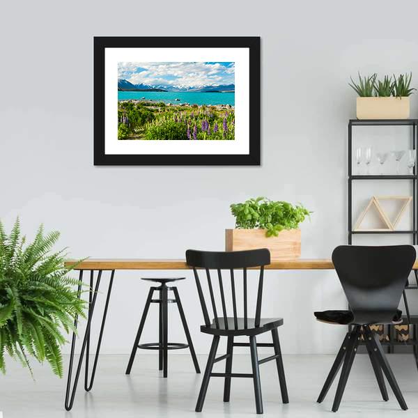 Beautiful Lake Tekapo Canvas Wall Art-3 Horizontal-Gallery Wrap-25" x 16"-Tiaracle