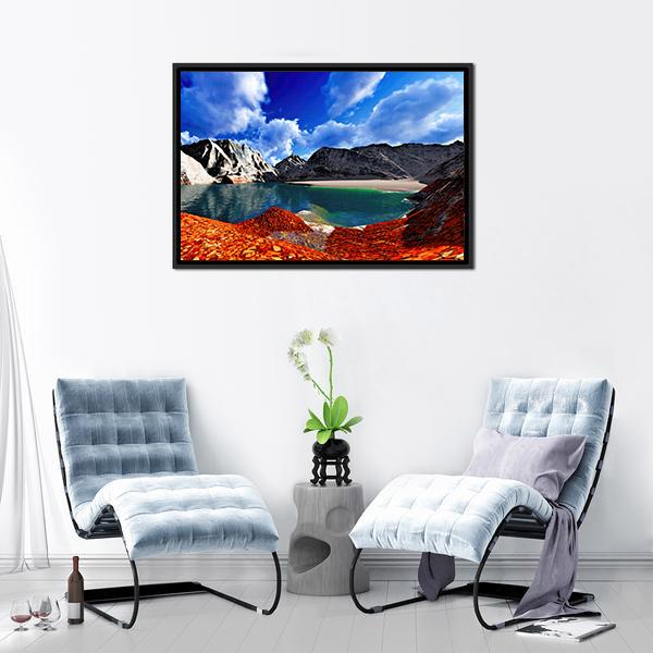 Beautiful Landscape Canvas Wall Art-5 Horizontal-Gallery Wrap-22" x 12"-Tiaracle