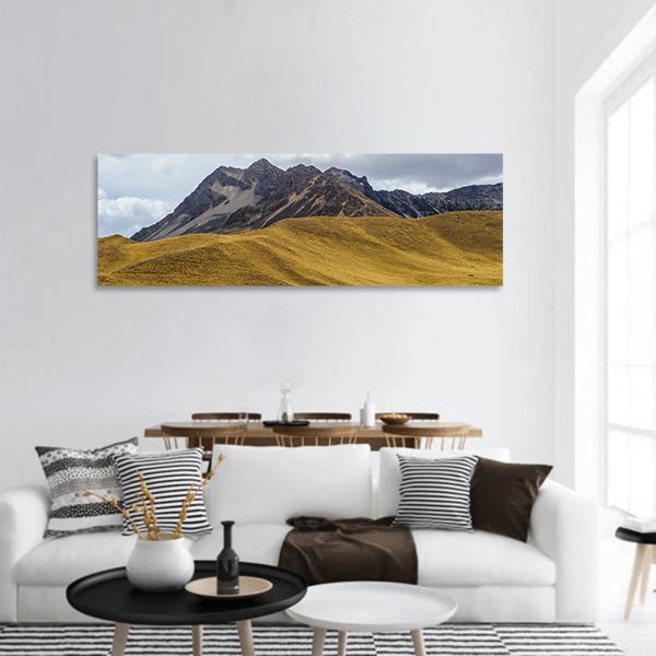 Rocks & Mountain US Panoramic Canvas Wall Art-1 Piece-36" x 12"-Tiaracle