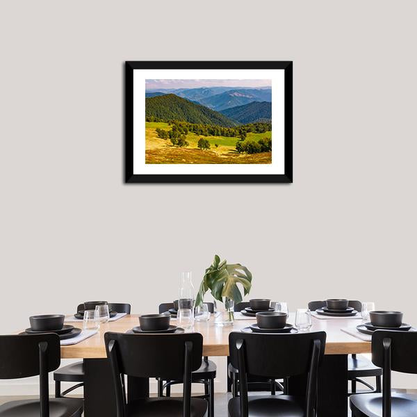Beech Trees On Hill Canvas Wall Art-3 Horizontal-Gallery Wrap-25" x 16"-Tiaracle