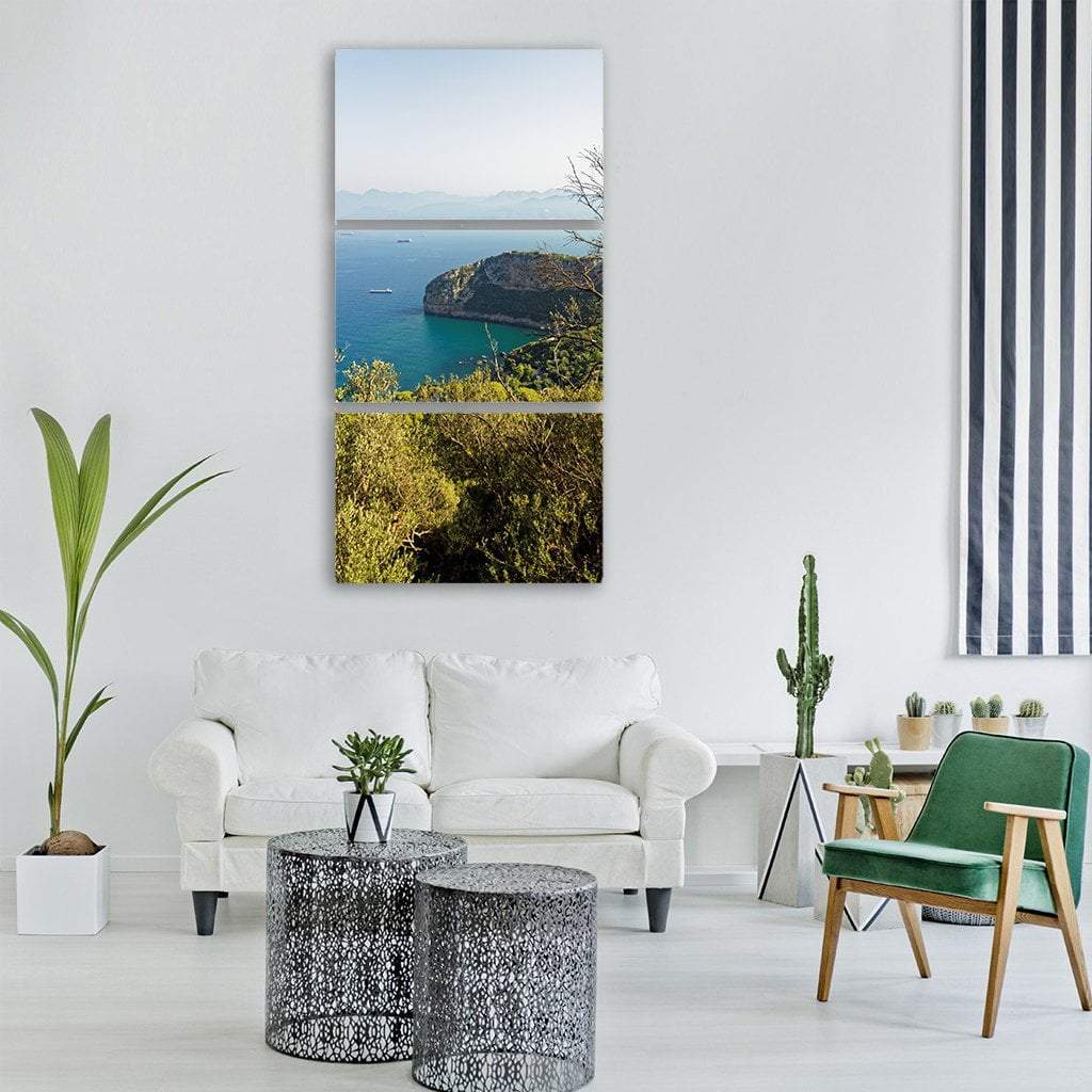 Bejaia Port Algeria Vertical Canvas Wall Art-3 Vertical-Gallery Wrap-12" x 25"-Tiaracle