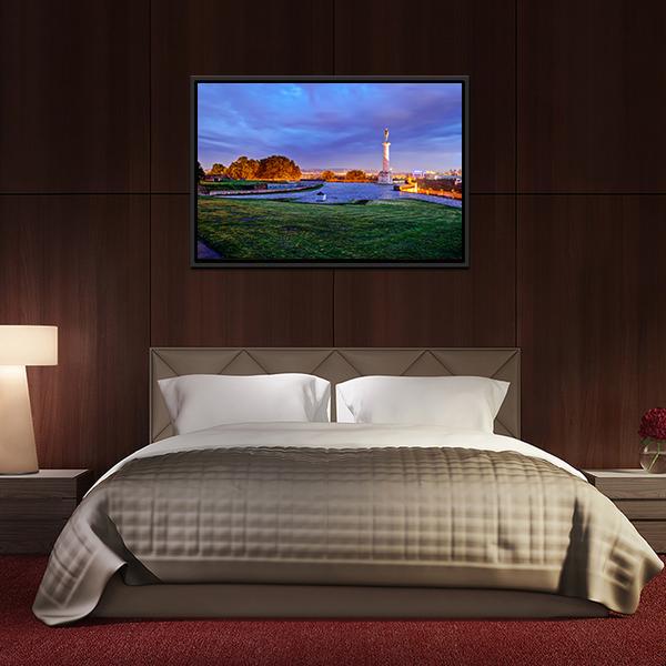 Belgrade Fortress Canvas Wall Art-3 Horizontal-Gallery Wrap-25" x 16"-Tiaracle