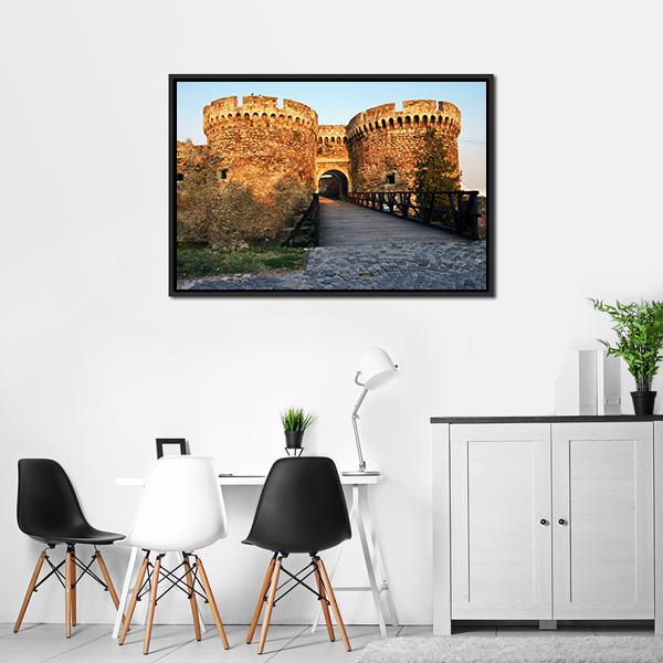 Belgrade Fortress Gate Canvas Wall Art-5 Horizontal-Gallery Wrap-22" x 12"-Tiaracle