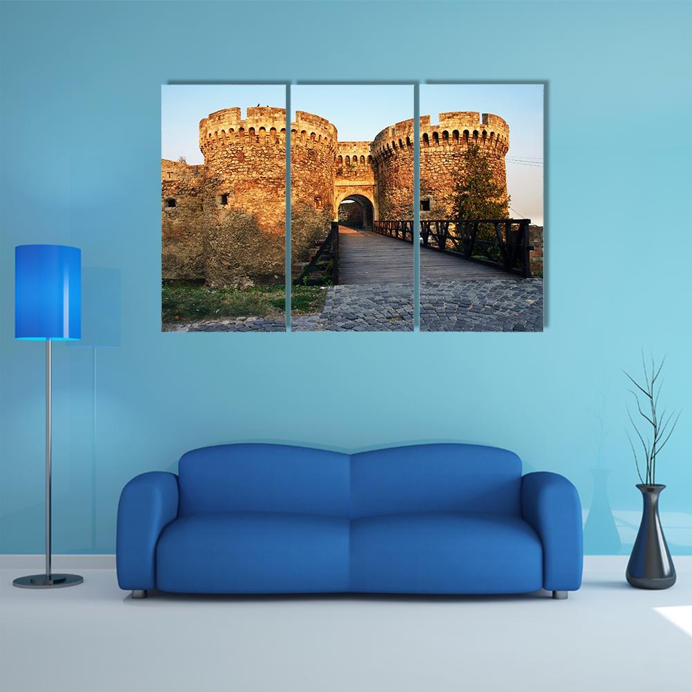Belgrade Fortress Gate Canvas Wall Art-3 Horizontal-Gallery Wrap-37" x 24"-Tiaracle