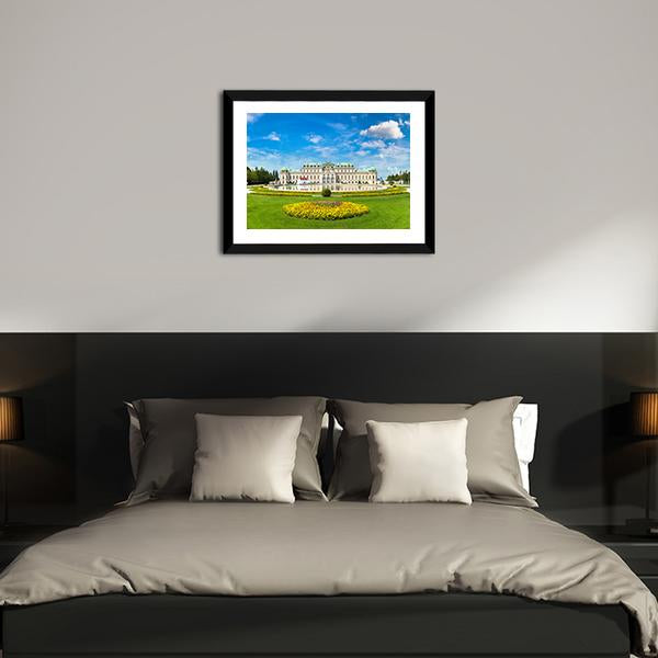 Belvedere Museum Austria Panoramic Canvas Wall Art-1 Piece-36" x 12"-Tiaracle