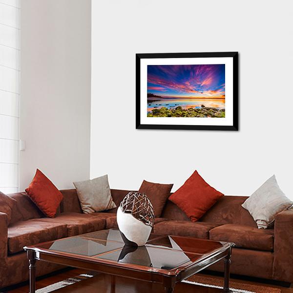 Benbrook Lake Canvas Wall Art-5 Horizontal-Gallery Wrap-22" x 12"-Tiaracle