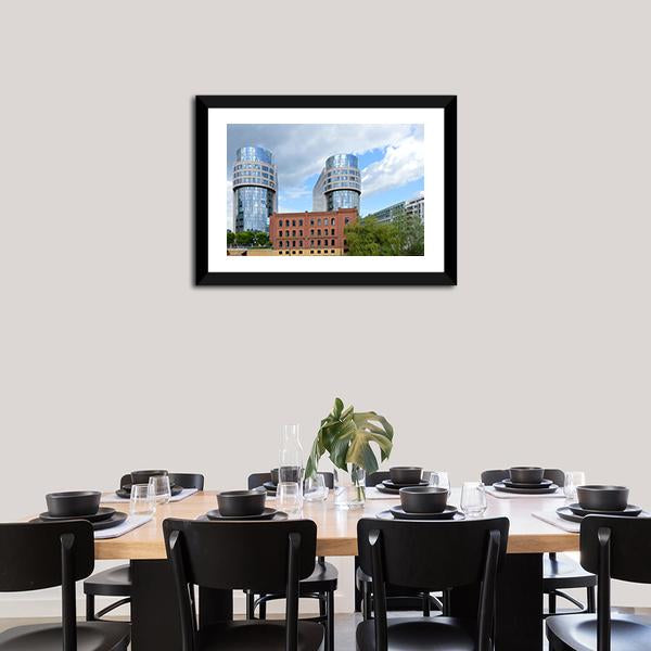 Berlin Moabit Canvas Wall Art-3 Horizontal-Gallery Wrap-25" x 16"-Tiaracle