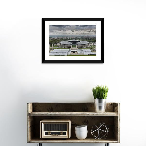 Berlin Olympic Stadium Panoramic Canvas Wall Art-1 Piece-36" x 12"-Tiaracle