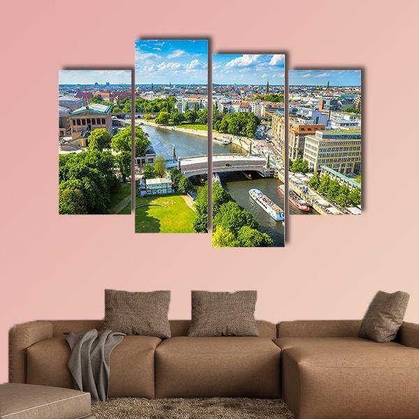 Berlin Potsdam Canvas Wall Art-4 Pop-Gallery Wrap-50" x 32"-Tiaracle