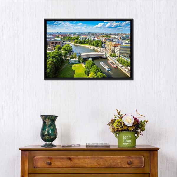 Berlin Potsdam Panoramic Canvas Wall Art-1 Piece-36" x 12"-Tiaracle