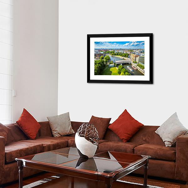 Berlin Potsdam Panoramic Canvas Wall Art-1 Piece-36" x 12"-Tiaracle