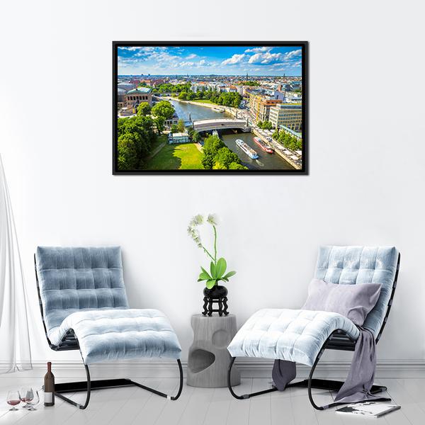 Berlin Potsdam Panoramic Canvas Wall Art-1 Piece-36" x 12"-Tiaracle