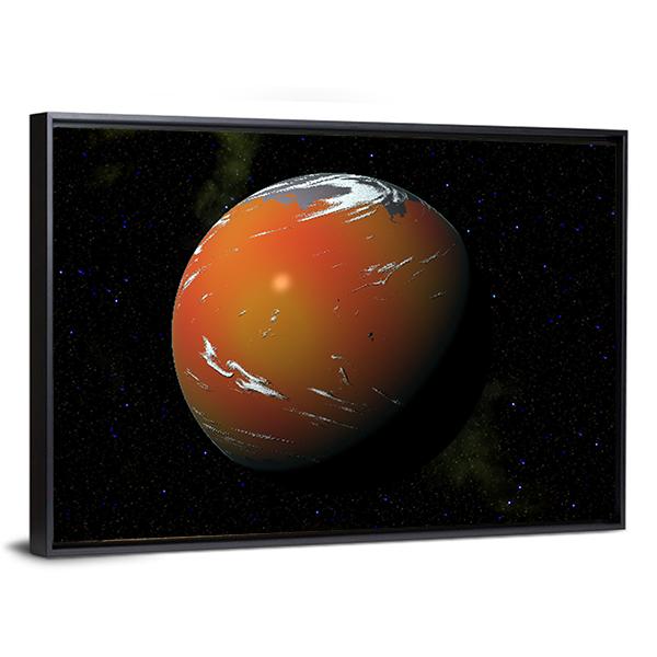 Bespin Gas Giant Planet Canvas Wall Art-3 Horizontal-Gallery Wrap-25" x 16"-Tiaracle