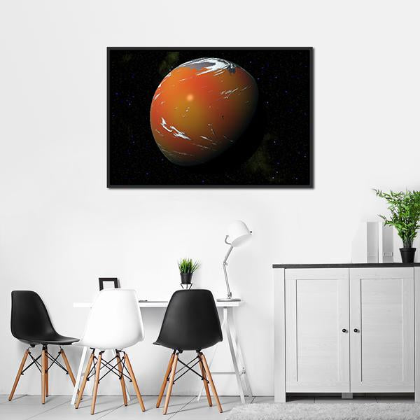 Bespin Gas Giant Planet Canvas Wall Art-3 Horizontal-Gallery Wrap-25" x 16"-Tiaracle