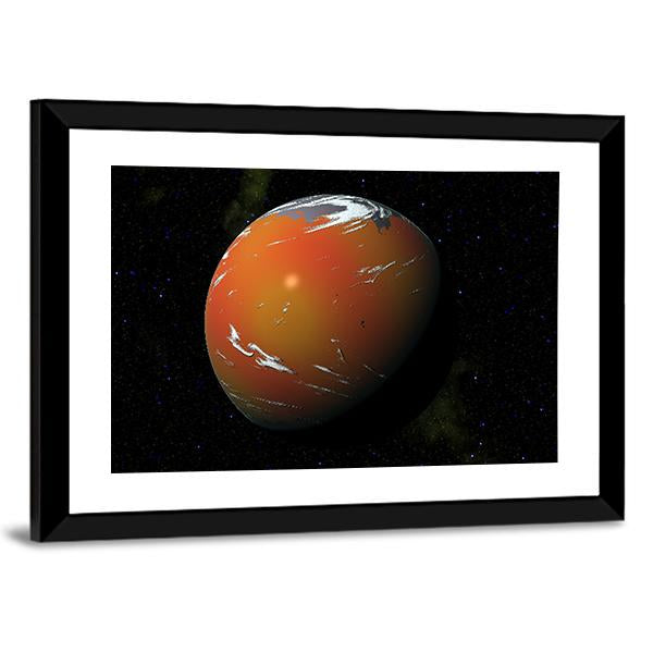 Bespin Gas Giant Planet Canvas Wall Art-3 Horizontal-Gallery Wrap-25" x 16"-Tiaracle