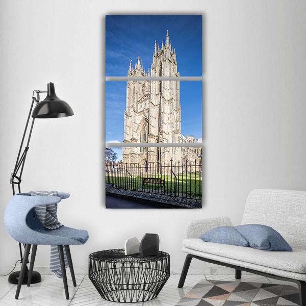 Beverley Minster Church UK Vertical Canvas Wall Art-3 Vertical-Gallery Wrap-12" x 25"-Tiaracle