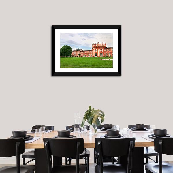 Biebrich Palace Germany Panoramic Canvas Wall Art-1 Piece-36" x 12"-Tiaracle